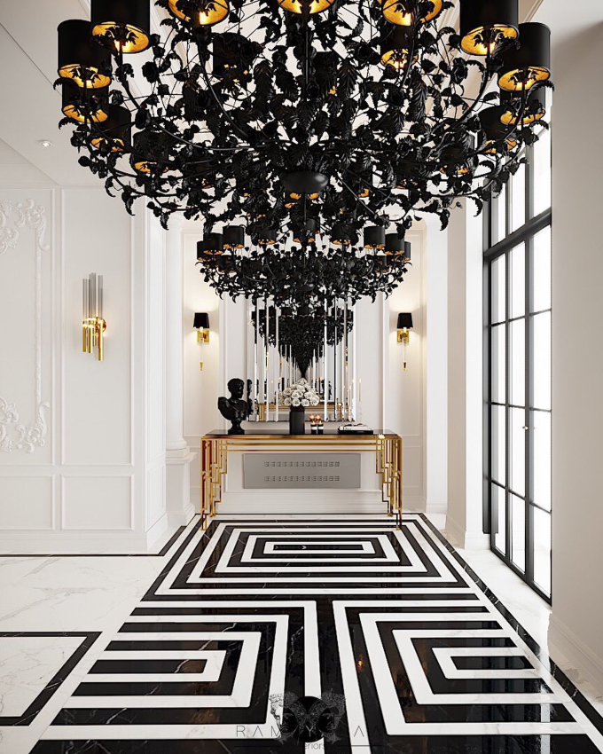 A FABULOUS ENTRYWAY BY THE UNIQUE RAMZY ALAA INTERIORS