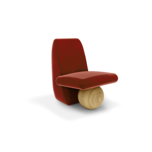 Wooden Ball Chair Round