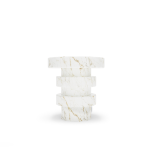MARBLE TABLE SMALL BY COVET COLLECTION