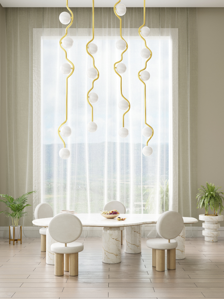 Dining Room with the Volume of Materia Capsule Collection