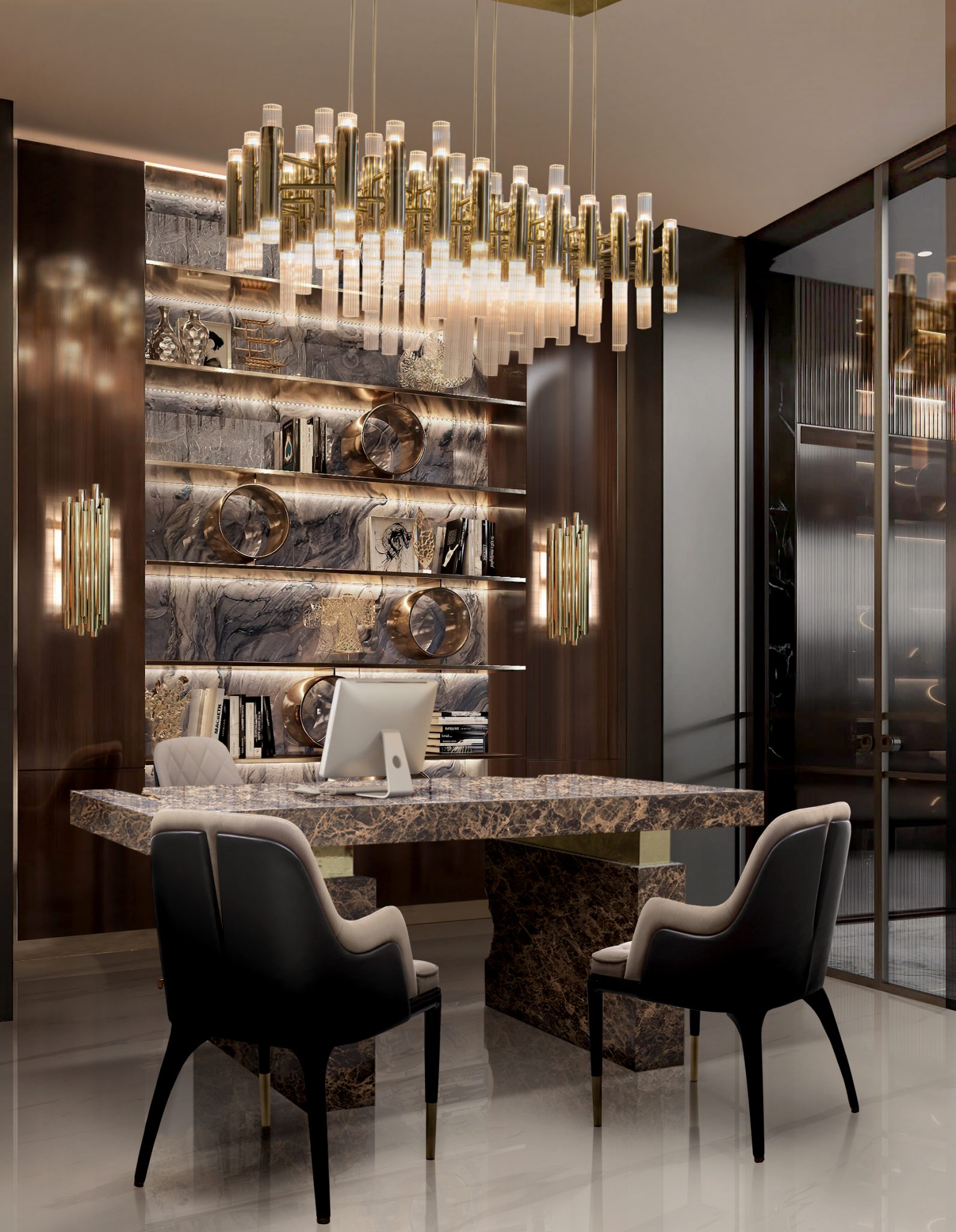DESIGNING LUXURY OFFICES WITH A TIMELESS ELEGANCE: EMBRACING BROWN ...