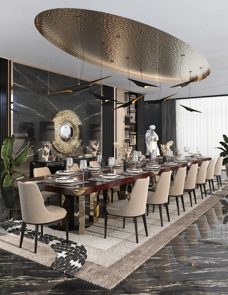 ENVISIONING EXTRAVAGANCE: THE MASTERFUL DESIGN OF THE LUXURY DINING ROOM