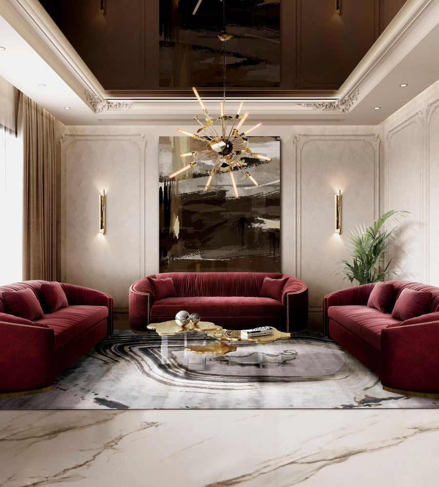 SHADES OF RED: A LUXURY LIVING ROOM THAT EXHUDES PASSION