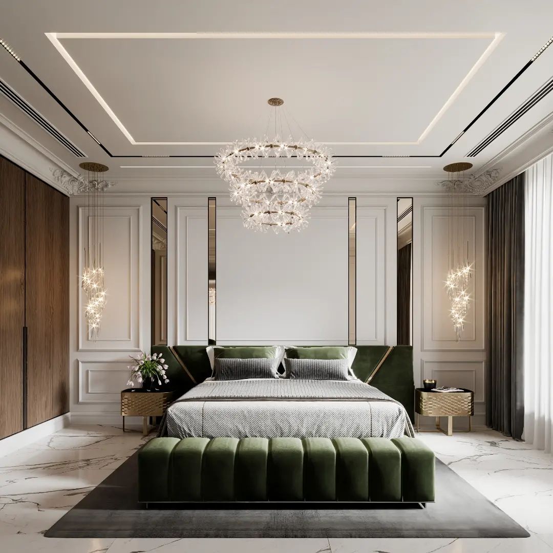 LUXURY MASTER BEDROOM BY MOHAMMED ALAKRAWI